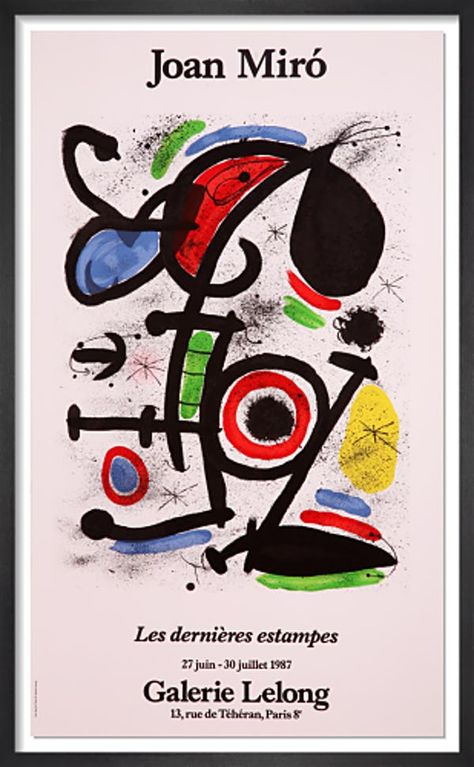 Joan Miró Prints, Joan Miró Posters & Framed Pictures | King & McGaw Joan Miro, Porcelain China, Art Academy, Peacock Feathers, Interior Art, Featured Artist, Emerging Artists, Abstract Prints, Find Art