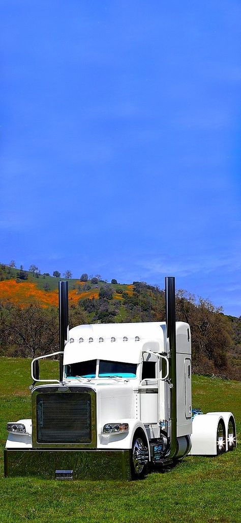 Semi Truck Wallpaper, Peterbilt Wallpapers, Truck Images, Hot Trucks, Nice Trucks, Big Machines, American Trucks, Peterbilt 389, Future Trucks