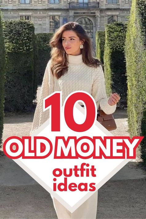 Old money inspired Winter outfit ideas to inspire your look this season! Twin Sweater Set Outfit, Warm Classy Outfits, Old Money 70s Outfits, Old Money Winter Fashion, Old Money Outfits For Winter, Winter Country Club Outfit, Winter Outfit Old Money, School Sweater Outfit, White Sweater Outfit Aesthetic