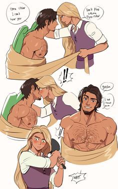 Disney Characters Genderbend, Disney Gender Swap, Flynn Rider And Rapunzel, Gender Bent Disney, Disney Gender Bender, Disney Ships, Gay Comics, Flynn Rider, Culture Magazine