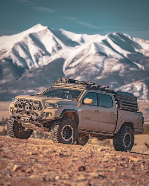 Tan Toyota Tacoma, Off Road Tacoma, Tacoma Overland, Custom Toyota Tacoma, Toyota Tacoma Off Road, Tacoma Off Road, Toyota Trucks 4x4, Toyota Tacoma Mods, Tacoma Mods