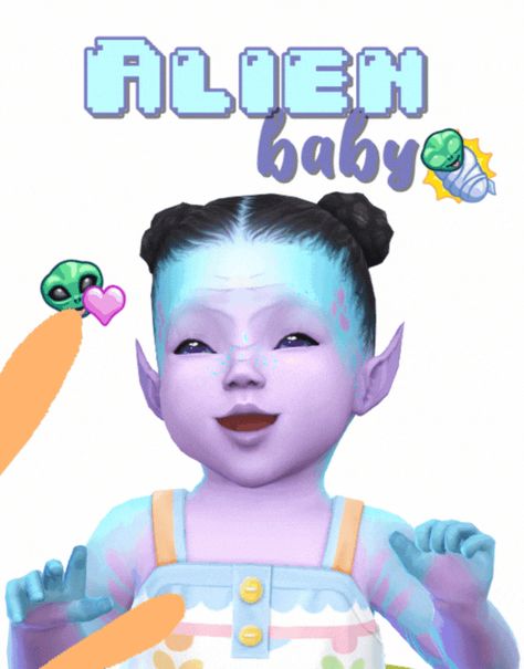 Sims 4 Cc Vilitigo Skin Infant, Sims 4 Alien Skin, Sims 4 Cc Alien Antennas, Sims 4 Infant Occult Cc, Sims 4 Alien Furniture, Alien Sims 4, Sims 4 Alien Cc Clothes, Ts4 Alien Cc, Sims 4 2000s Cc Furniture