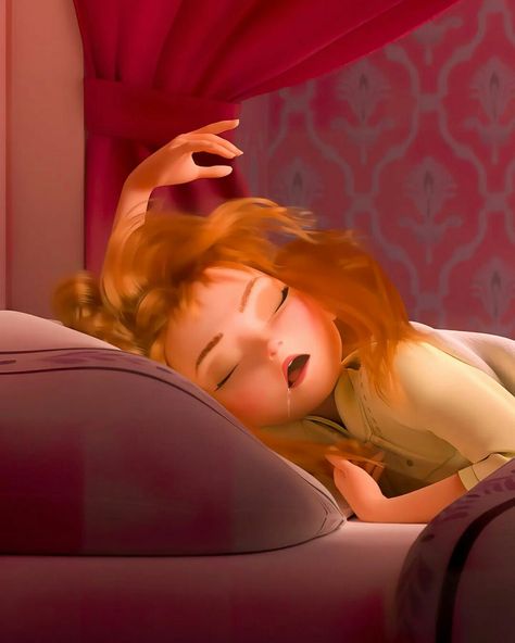 Elsa Sleeping, Taurus Mood, Princesa Anna Frozen, Diy Jar, Frozen Wallpaper, Disney Characters Wallpaper, Artwork Wallpaper, Sleep Funny, Frozen Fever