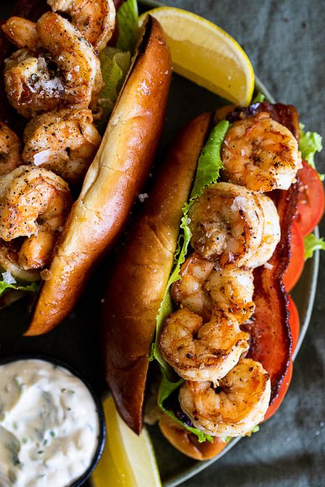 Caprese Gnocchi, Shrimp Rolls Recipe, Baked Caprese, Stuffed Butternut Squash, Stuffed Butternut, Ultimate Sandwich, Shrimp Sandwich, Shrimp Stuffed, Shrimp Rolls