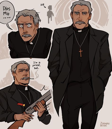 Father Garcia Faith, Father Garcia, Faith The Unholy Trinity, The Unholy Trinity, Unholy Trinity, John Ward, Spaceship Interior, Dancing Drawings, I Need Jesus