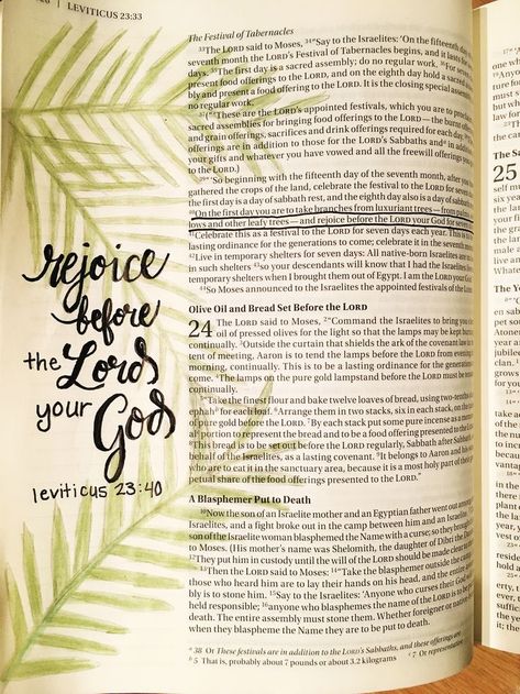 Leviticus Bible Journaling, Pretty Bibles, Leviticus 23, Scripture Art Journaling, Bible Doodles, Inspire Bible, Bible Drawing, Learn The Bible, Prayer Journaling