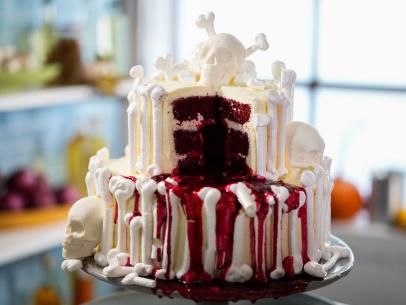 Roasted Pumpkin Pasta, Spooky Dinner Party, Katie Lee Biegel, Alex Guarnaschelli, Cream Cheese Buttercream Frosting, Spooky Dinner, Geoffrey Zakarian, Sunny Anderson, 10 Inch Cake