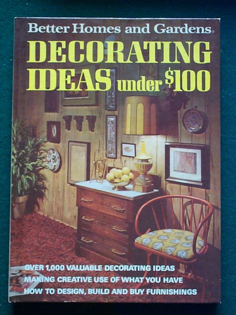 Better Homes and Gardens Decorating Ideas under $100: Better Homes and Gardens Staff: 9780696005107: Amazon.com: Books Mid Century Interior Design, 1970s Decor, Mid Century Interior, Vintage Interior Design, Mid Century Modern Decor, Interior Design Diy, Homes And Gardens, Vintage Interior, Retro Modern