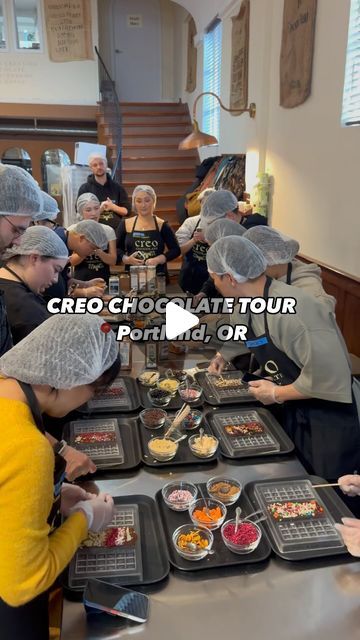 Kimberlynn | Content Creator on Instagram: "🍫✨ Had the sweetest time at the @creochocolate Tour in Portland! 🌟

If you love chocolate, this tour is a must-do! You get a fun and interactive peek behind the scenes of one of Portland’s award-winning chocolate makers. 

📚 Our tour guide was not only knowledgeable but also super entertaining, making learning everything from cacao → chocolate a blast!

🍫 Highlights:

* Learn all about the journey from cacao to chocolate
* Sample incredible chocolates throughout the tour
* Create your own custom chocolate bar to take home
* Take home an aesthetic, handcrafted chocolate bar! 

It’s a fantastic way to spend an afternoon, and you’ll leave with a newfound appreciation for the art of chocolate making! 

#CreoChocolateTour #PortlandEats #ChocolateL Oregon Hidden Gems, Newport Oregon Restaurants, Custom Chocolate Bars, Creator Lake Oregon, At Helen’s Oregon, Cacao Chocolate, Metolius River Oregon, Chocolate Maker, Custom Chocolate