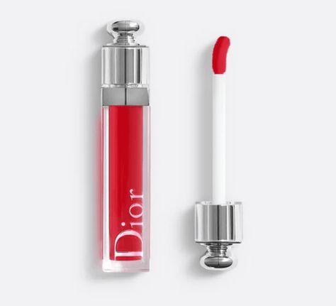 Filler Lip, Dior Lipgloss, Lip Plumping Gloss, Wet Lips, Red Lip Gloss, Dior Lip, Lip Trends, Lip Gloss Balm, Makeup For Hazel Eyes