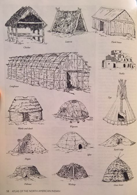 Huts Prehistoric Architecture, Native American Houses, Indian Project, Native American Knowledge, American Home Design, Old House Design, Ancient Artifacts Prehistoric, Native American Home, Different Forms Of Art