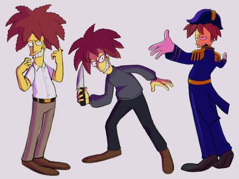 The Simpsons Sideshow Bob, Sideshow Bob Fanart, The Simpsons Fanart, Simpsons Fanart, Bob Patiño, Sideshow Bob, Simpsons Funny, Simpsons Characters, Matt Groening