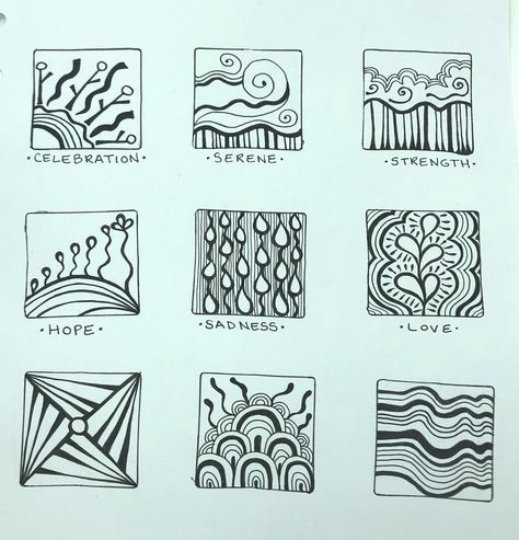 Mood Lines Art, Line Principle Of Design, How To Draw Fractals, Emotions Through Lines Art, Organic Shapes Drawing, Still Life Pencil Shading, Elements Of Design Shape, Nonobjective Art, Textile Pattern Design Fashion