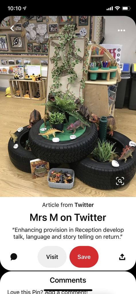 Curiosity Approach Small World Area, Indoor Learning Environments, Reggio Small World Area, Dinosaur Area Childcare, Small World Areas Eyfs, Eyfs Areas Of Provision, Nursery Setting Ideas Play Areas, Curiosity Approach 2-3, Eyfs Indoor Areas