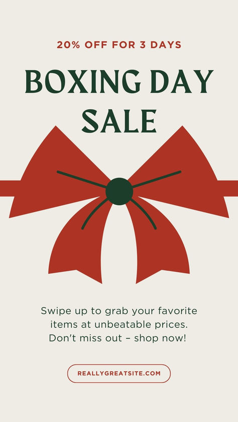 Red Green Modern Boxing Day Sale Christmas Instagram Story Christmas Social Media Posts Ideas, Christmas Ads Social Media, Christmas Creatives For Social Media, Digital Marketing Christmas Post, December Social Media Content, Christmas Social Media Posts, Christmas Instagram Story, Boxing Day Sale, Modern Branding Design