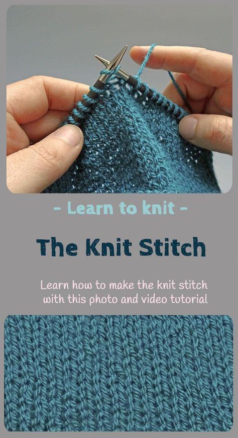 Knit Stitches For Beginners, Knitting 101, Photo Stitch, Knitting And Crocheting, Beginner Knitting Patterns, Knit Basket, Knitting Blogs, Vogue Knitting, Stitch Tutorial