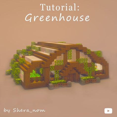 Mincraft Idea Farms, Melon Farm Minecraft Aesthetic, Minecraft Farm Builds, Minecraft Tree Farm, Minecraft Greenhouse Ideas, Minecraft Gradient, Minecraft Mansion Tutorial, Minecraft Farmhouse, Minecraft Greenhouse