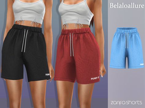 Sims4 Cc Athletic, Sims 4 High Waisted Shorts, Sims 4 Cc High Waisted Shorts, Sims 4 Cc Pants Shorts, Alpha Clothes Sims 4, Sims 4 Cc Clothes Female Shorts, Sims 4 Female Shorts, Sims 4 Cc Female Shorts, Belaloallure Sims 4 Cc