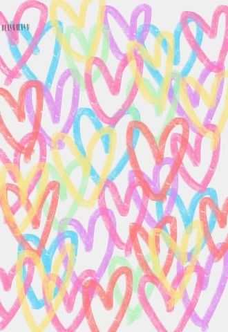 rainbow preppy graffiti wallpaper Preppy Rainbow Wallpaper, Crayons Wallpaper, Preppy Rainbow, Preppy Heart, Preppy Pics, Ipad Inspo, Phone Widget, Heart Background, Graffiti Wallpaper