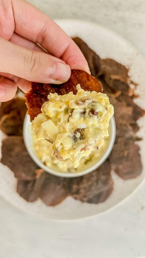 Creamy Egg Salad Dip with Carnivore Crisps - Ash Eats Carnivore Crisps, Ash Eats, Creamy Egg Salad, Carnivore Snacks, Keto Reset, Carnivore Meals, Caveman Diet Recipes, Carnivore Diet Recipes, Salad Dip