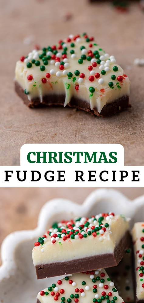 Easy Holiday Recipes Christmas, Easy Christmas Fudge Recipe, Easy Christmas Fudge, Christmas Fudge Recipes, Christmas Fudge Recipes Easy, Holiday Fudge, Homemade Fudge Recipes, Christmas Fudge, Fudge Recipes Chocolate