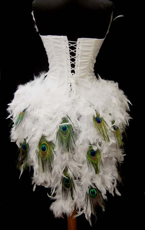 White Peacock Costume | White Moulin/Showgirl/Peacock/Rouge Burlesque Costume L Burlesque Party, Saloon Girl, Burlesque Outfit, Peacock Costume, Saloon Girls, Trio Halloween Costumes, Burlesque Costumes, Burlesque Costume, Mardi Gras Costumes