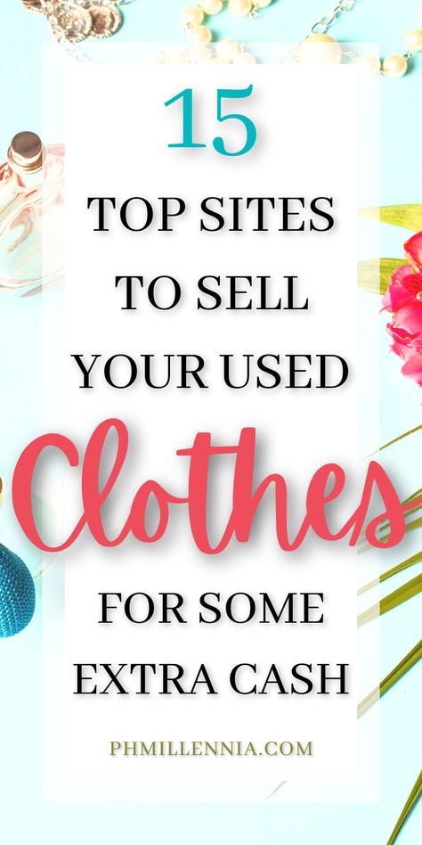 Declutter your closet & monetize your fashion sense with this guide to selling used clothes online. Dive into top platforms like thredUP, Poshmark, Tradesy, Depop, & more. Whether you have vintage treasures, designer pieces, or everyday wear, there's a market waiting. Learn tips to present, price, and promote your items for maximum earnings. Transform your once-loved garments into a lucrative venture and refresh your wardrobe with the profits! 🛍️🔄 #SellClothesOnline #FashionResale #phmillennia Sell Used Clothes Online, Display Clothes To Sell Online, Selling Used Clothes Online, Selling Used Clothes, Online Money Making Ideas, Money Minimalist, Declutter Your Closet, Apps To Make Money, Ebay Selling Tips