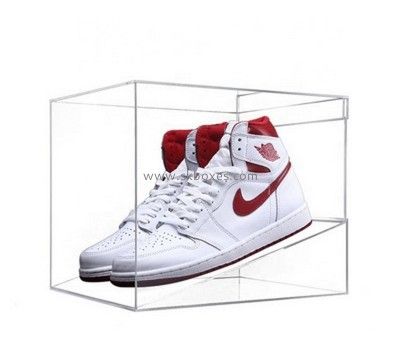 Plexiglass boxes manufacturer custom acrylic shoe display case BSB-022 Shoe Display Case, Bespoke Boxes, Acrylic Display Box, Donation Box, Shoes Storage, Acrylic Display Case, Shoe Display, Organiser Box, Acrylic Box