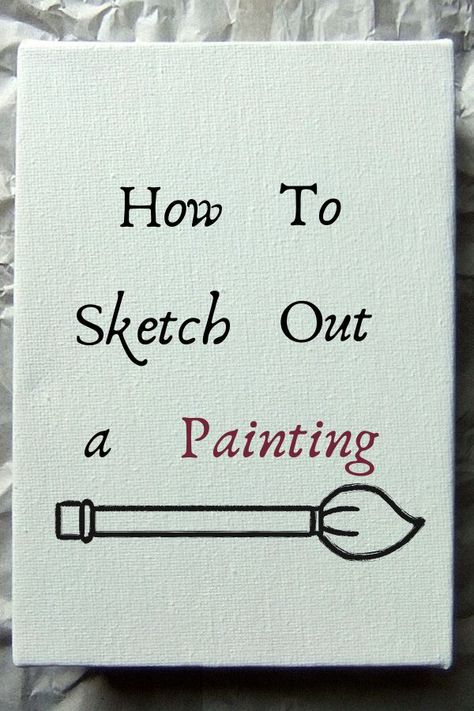 Dec 19, 2019 - Learn how to sketch out a painting, with this step by step tutorial on how to create a painting sketch before painting. As well as how to prep your canvas. How To Paint Acrylics Step By Step, Finishing Acrylic Paintings, Drawing Before Painting, Sketching For Painting, Watercolor Painting Supplies, Painting People On Canvas, How To Start Painting On Canvas, How To Get Good At Painting, Learn How To Paint On Canvas