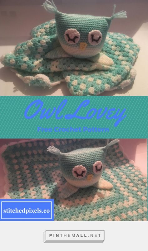 Baby Lovies, Lovey Pattern, Crochet Lovey, Basic Stitches, Gift Crochet, Crochet Owl, Crochet Tips, Lovey Blanket, Fun Patterns