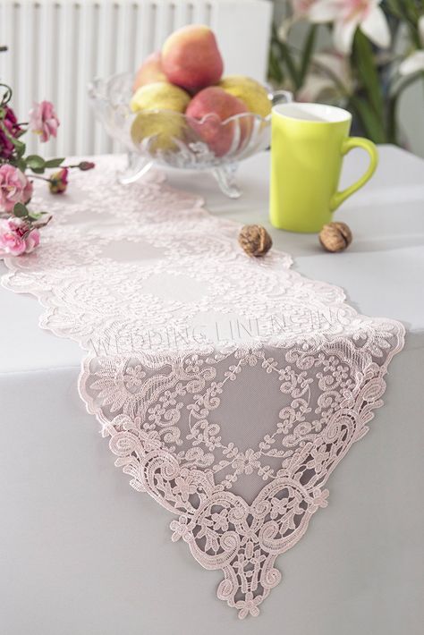 Lace Table Runner Wedding, Chevron Table Runners, Lace Runner, Sequin Backdrop, Embroidered Table Runner, Lace Table Runners, Table Runners Wedding, Pink Table, Lace Table