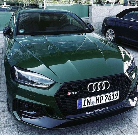 Emerald green RS 5 Green Audi, Audi Rs5, Men Stuff, Zoom Zoom, Audi Cars, Audi A5, Pretty Cars, Car Colors, Future Car