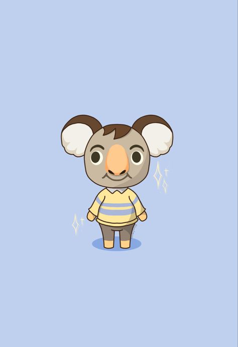 Animal Crossing Ozzie, Ozzie Animal Crossing, Ozzie Acnh, Animal Crossing Cute, Kk Slider, Acnh Villagers, Animal Crossing New Horizon, Animal Crossing Fan Art, Drawings Ideas