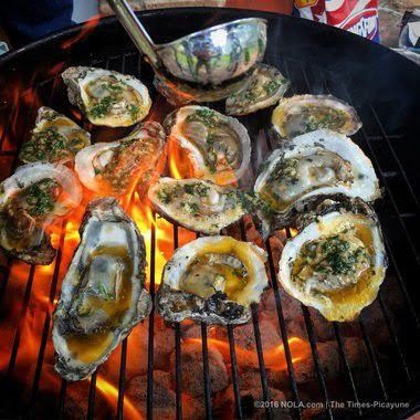 How to grill oysters at home: New Orleans chef's expert tips, recipes | Where NOLA Eats | nola.com Grilled Oysters, Oyster Recipes, On The Grill, Cooking On The Grill, Bbq Recipes, Seafood Dishes, The Grill, Fish And Seafood, Grilling Recipes