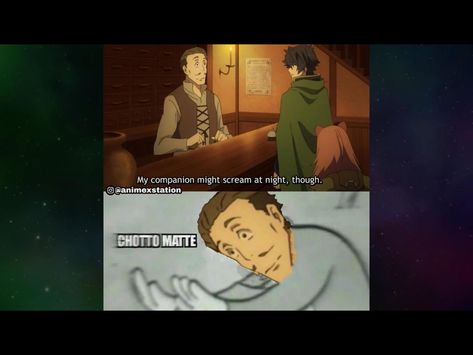 Chotto Matte, Anime Memes Funny, Anime Memes, Funny Memes, Memes, Funny, Movie Posters, Anime, Art