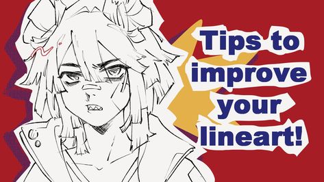 Tips to improve your lineart! by sadguyzu - Make better art | CLIP STUDIO TIPS Improve Lineart, How To Do Lineart, Lineart Tips, Different Drawing Styles, Start Drawing, Art Writing, Art Clip, Clip Studio Paint, Look Alike