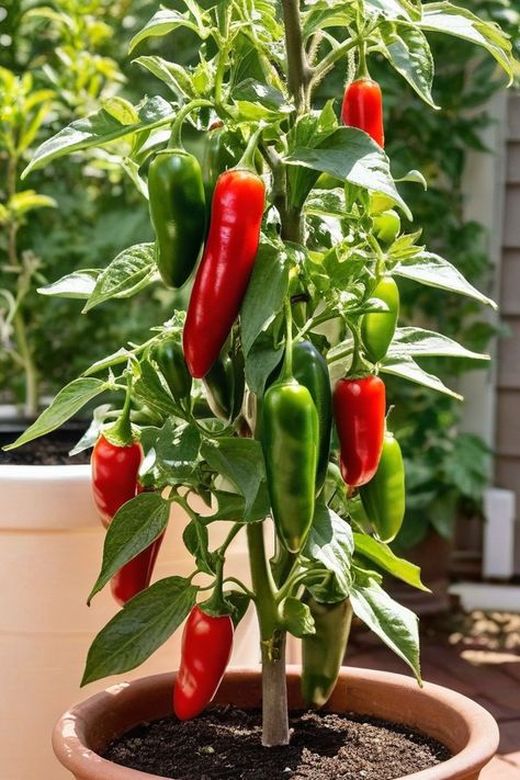 Jalapeno Garden, Jalapeño Plant, Grow Jalapenos, Jalapeno Plant, Pot Image, Insecticidal Soap, Neem Oil, Harvest Time, Plastic Pots