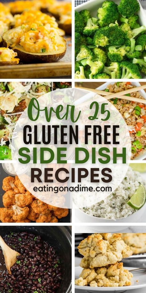 Gluten Free Sides For Christmas, Low Carb Gluten Free Side Dishes, Gluten Free Recipes With Potatoes, Simple Dinners Gluten Free, Gf Side Dishes Gluten Free, Best Gluten Free Side Dishes, Gluten Free Sides For Burgers, Side Dish Gluten Free, Vegetable Side Dishes Gluten Free