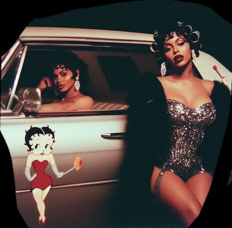 Betty Boop Photo Shoot Ideas, Betty Boop Photo Shoot, Black Betty Boop Aesthetic, Dark Photoshoot Ideas, Betty Boop Aesthetic, Betty Boop Costume, Female Fatale, Alien Superstar, Glamour Photo Shoot