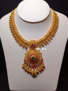 Mango Jewelry, Mango Mala, Mango Necklace, Diamonds Collection, Jewelry Traditional, Gold Necklace Indian, Gold Jewelry Simple Necklace, Beautiful Gold Necklaces, Gold Necklace Indian Bridal Jewelry