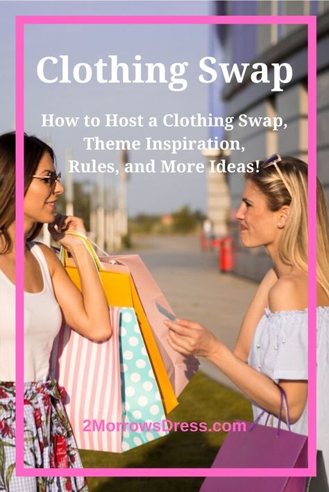 How to Host a Clothing Swap | Ideas and Inspiration for Themes and Swap Rules – 2Morrows Dress Clothing Swap Party, Clothes Swap Party, Retro Closet, Swap Party, Clothes Swap, Clothing Swap, Theme Inspiration, Swap Ideas, Clean And Press