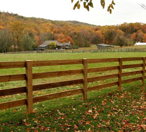 Photo Gallery - Fenceworks Ranch Fencing, Wooden Fence Panels, Split Rail Fence, Country Fences, Horse Fencing, Front Yard Fence, Easy Backyard, Rail Fence, Farm Fence