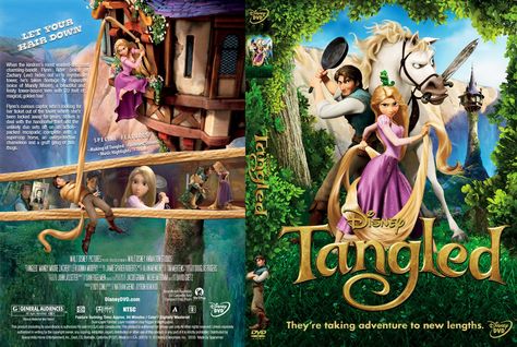 Dvd Covers Free: Tangled Movie Dvd Cover, Cover Dvd Design, Dvd Covers Printable, Film Layout, Disney Princess Printables, Dvd Cover Design, Cover Dvd, Disney Poster, Tangled 2010