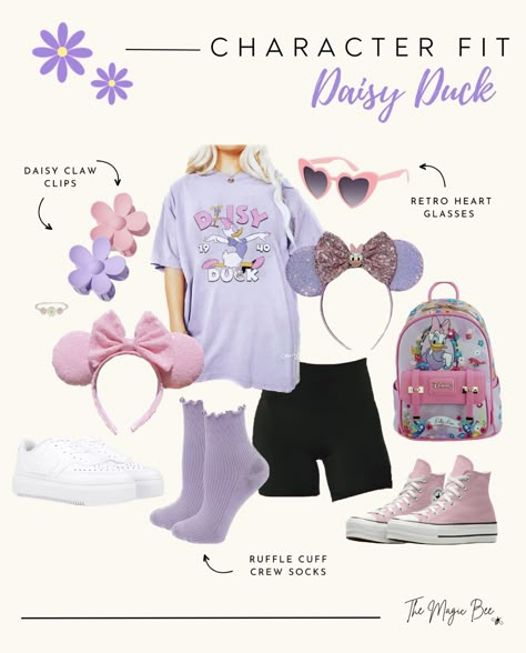 Shop Retro Daisy Duck Shirt Daisy Duck … and other curated products on LTK, the easiest way to shop everything from your favorite creators. Disney Outfits Women Aesthetic, Daisy Duck Bounding, Daisy Outfit Disney, Disney Bestie Outfits, Daisy Duck Inspired Outfit, Daisy Disney Outfit, Disney Bound Minnie Mouse, Disney World Outfits March, Walt Disney World Outfits Summer