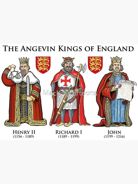 Medieval Britain, Richard The Lionheart, Royal Family History, England Poster, English Monarchs, Alfred The Great, Royal Family Trees, French Royalty, King John