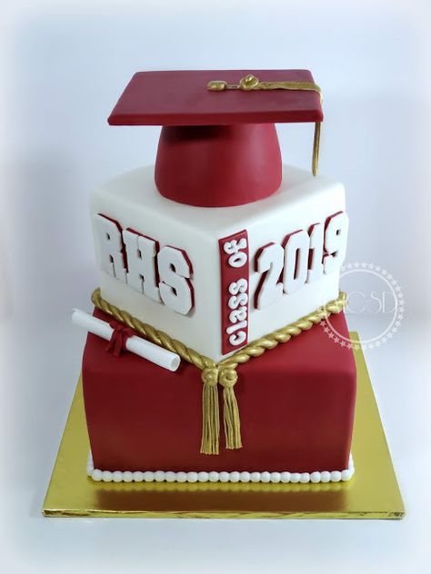 Square Graduation Cakes, Graduation Cake Ideas, High School Graduation Cakes, Building Cake, 65 Birthday Cake, Grad Cakes, Cake 2023, Graduation Cake Designs, Highschool Graduation