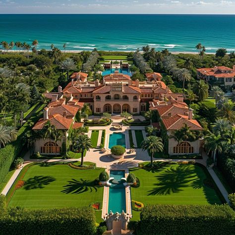 Inside Tony Robbins' Luxurious Manalapan Mansion Atlanta Mansions Beautiful Homes, Helipad At Home, Beautiful Mansions Luxury Dream Houses, 90s Mansion, Billionaire Houses Mansions, Mansions In California, Mega Mansions Luxury, Scarface Miami, Big House Design