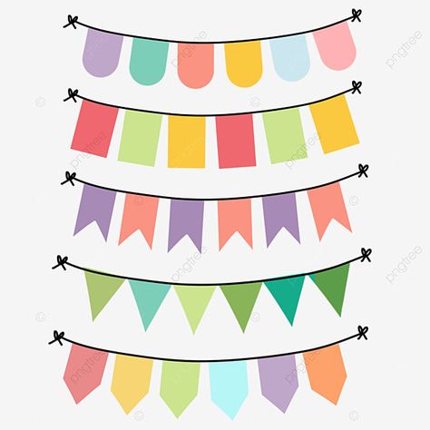 Bunting Flags Printable, Flag Design Ideas, Flags Decoration, Bunting Printable, Posters Making, Flag Clipart, Bunting Design, Hanging Flags, Journal Elements