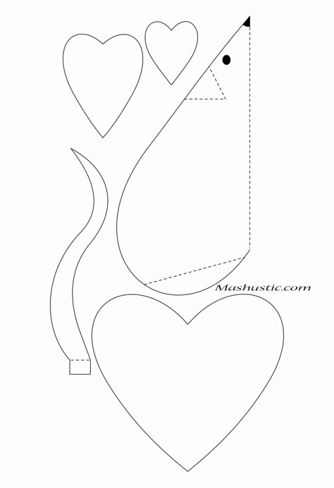 Simple Valentine's Day craft mouse | Mashustic.com Mouse For Kids, Paper Mouse, Mouse Craft, Mickey Mouse Crafts, Minnie Mouse Drawing, Styrofoam Crafts, Mouse Crafts, Alphabet Crafts, Valentine Crafts For Kids