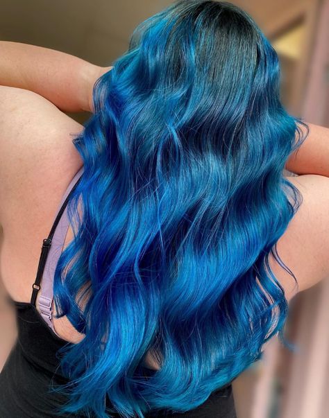 A breathtaking Blue Moon moment 💙💧 @cassieolivia_hair   #manicpanicpro #manicpanicprofessional #MPUK #UV #uvhair #collection #haircollection #manicpanicuk #manicpanic #vivid #vividhair #vegan #vegancolour #veganlife #vegansofinstagram Manic Panic Blue Moon, Manic Panic Blue, Manic Panic, Hair Collection, Vegan Life, Blue Moon, Long Hair, Moon, Long Hair Styles